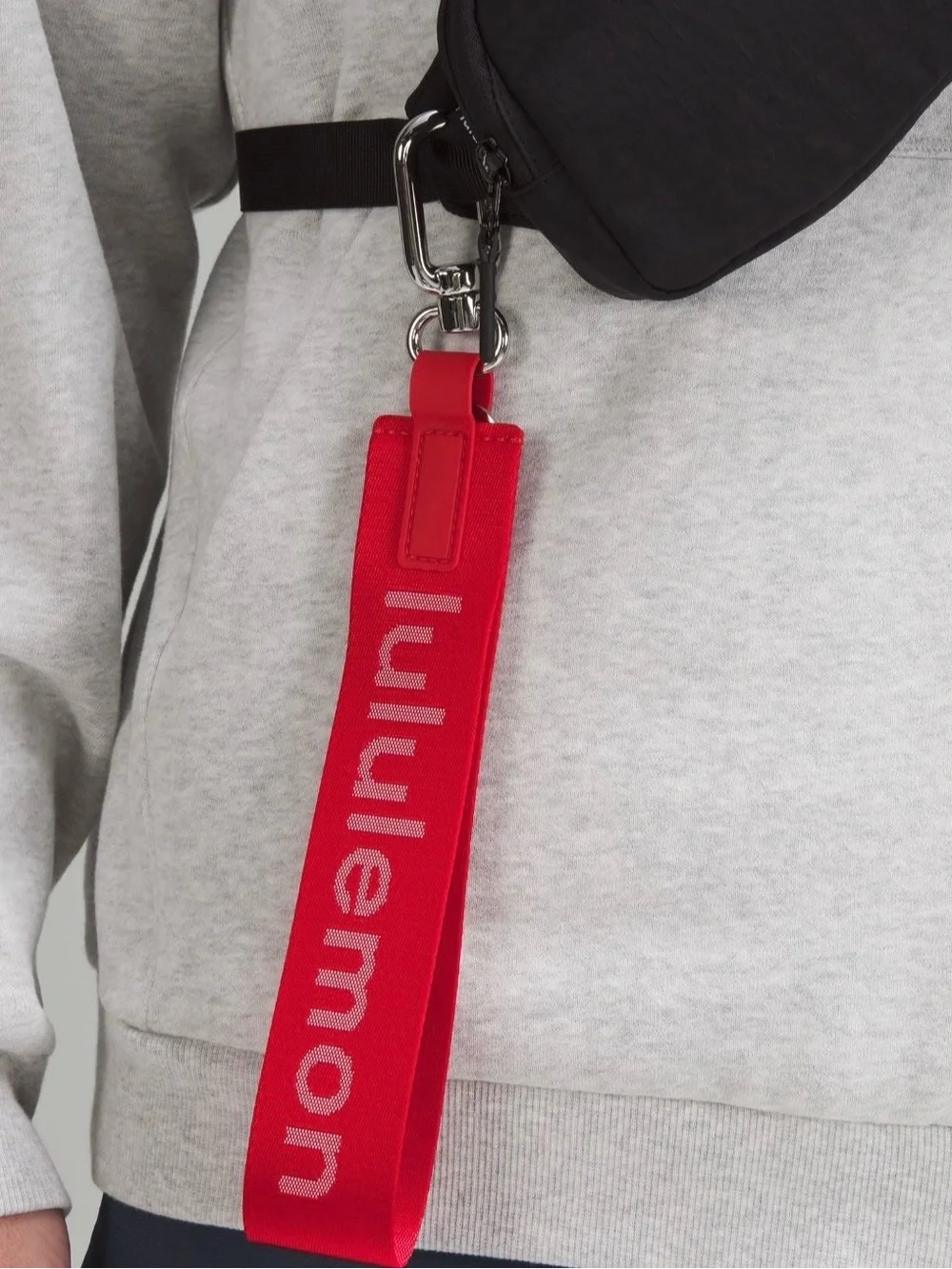 Lululemon Never Lost Keychain Red NWOT